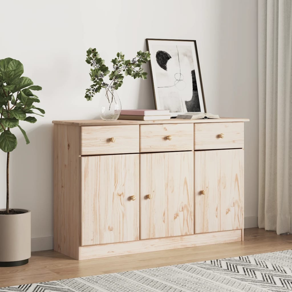vidaXL Dulap ALTA, 112x35x73 cm, lemn masiv de pin vidaXL Dulap ALTA, 112x35x73 cm, lemn masiv de pin