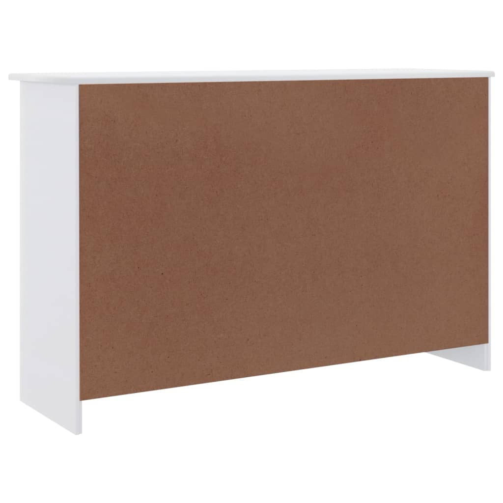 vidaXL Dulap ALTA, alb, 112x35x73 cm, lemn masiv de pin vidaXL Dulap ALTA, alb, 112x35x73 cm, lemn masiv de pin