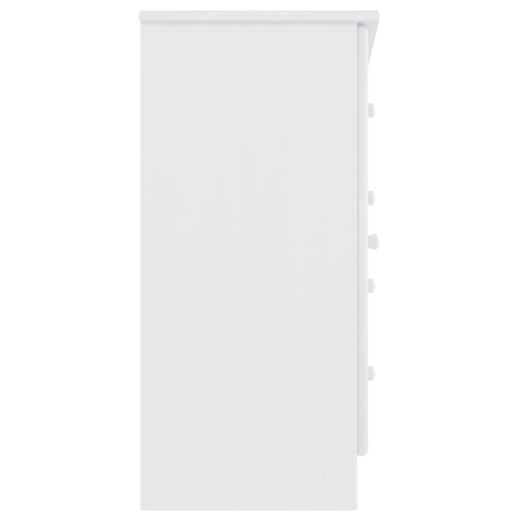vidaXL Dulap ALTA, alb, 77x35x73 cm, lemn masiv de pin vidaXL Dulap ALTA, alb, 77x35x73 cm, lemn masiv de pin