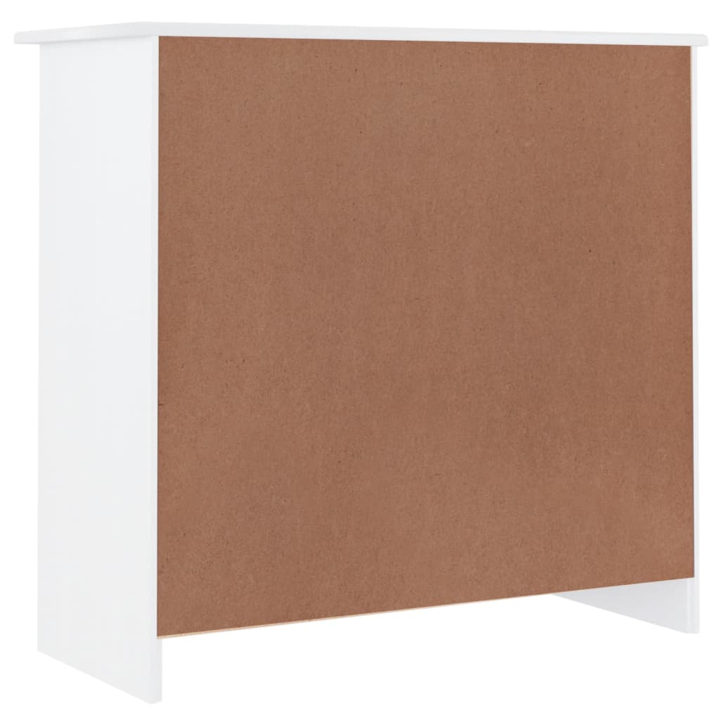 vidaXL Dulap ALTA, alb, 77x35x73 cm, lemn masiv de pin vidaXL Dulap ALTA, alb, 77x35x73 cm, lemn masiv de pin