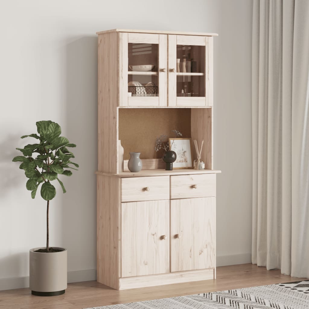 vidaXL Blat de comodă „ALTA” 77x30x92 cm, lemn masiv de pin vidaXL Blat de comodă „ALTA” 77x30x92 cm, lemn masiv de pin