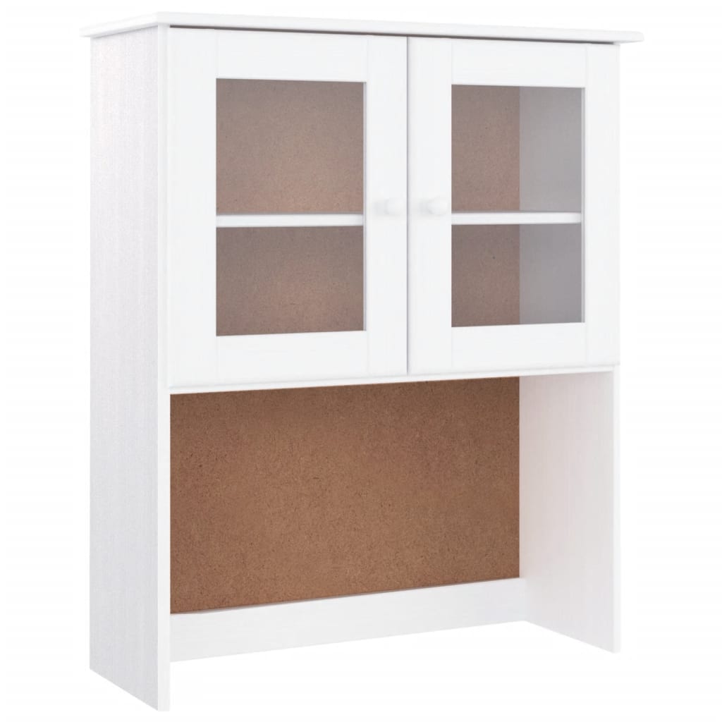 vidaXL Blat de comodă „ALTA”, alb, 77x30x92 cm, lemn masiv de pin vidaXL Blat de comodă „ALTA”, alb, 77x30x92 cm, lemn masiv de pin
