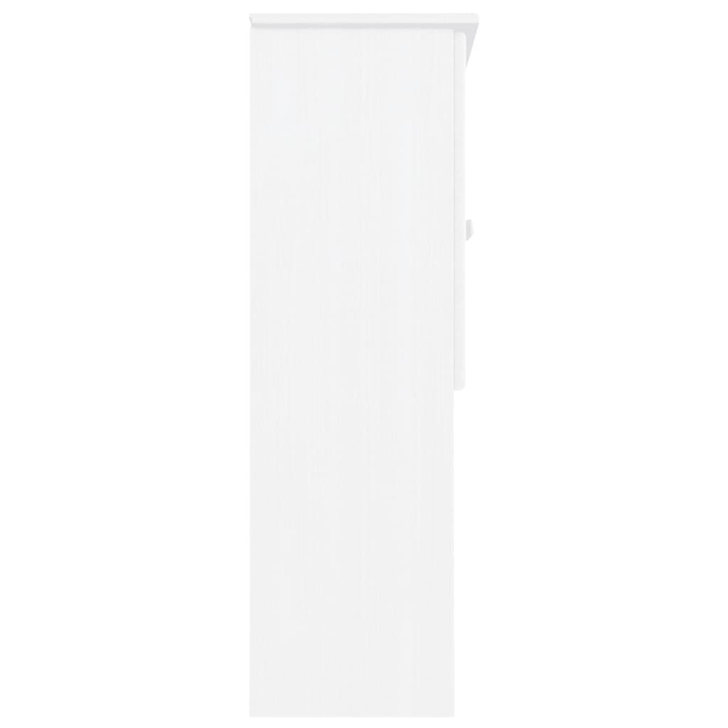 vidaXL Blat de comodă „ALTA”, alb, 77x30x92 cm, lemn masiv de pin vidaXL Blat de comodă „ALTA”, alb, 77x30x92 cm, lemn masiv de pin