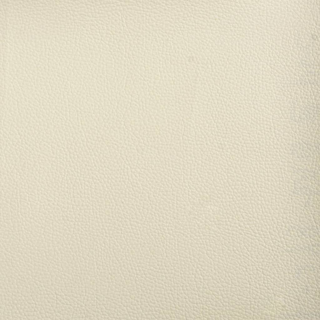 vidaXL Pat de zi, crem, 80x200 cm, piele ecologică vidaXL Pat de zi, crem, 80x200 cm, piele ecologică