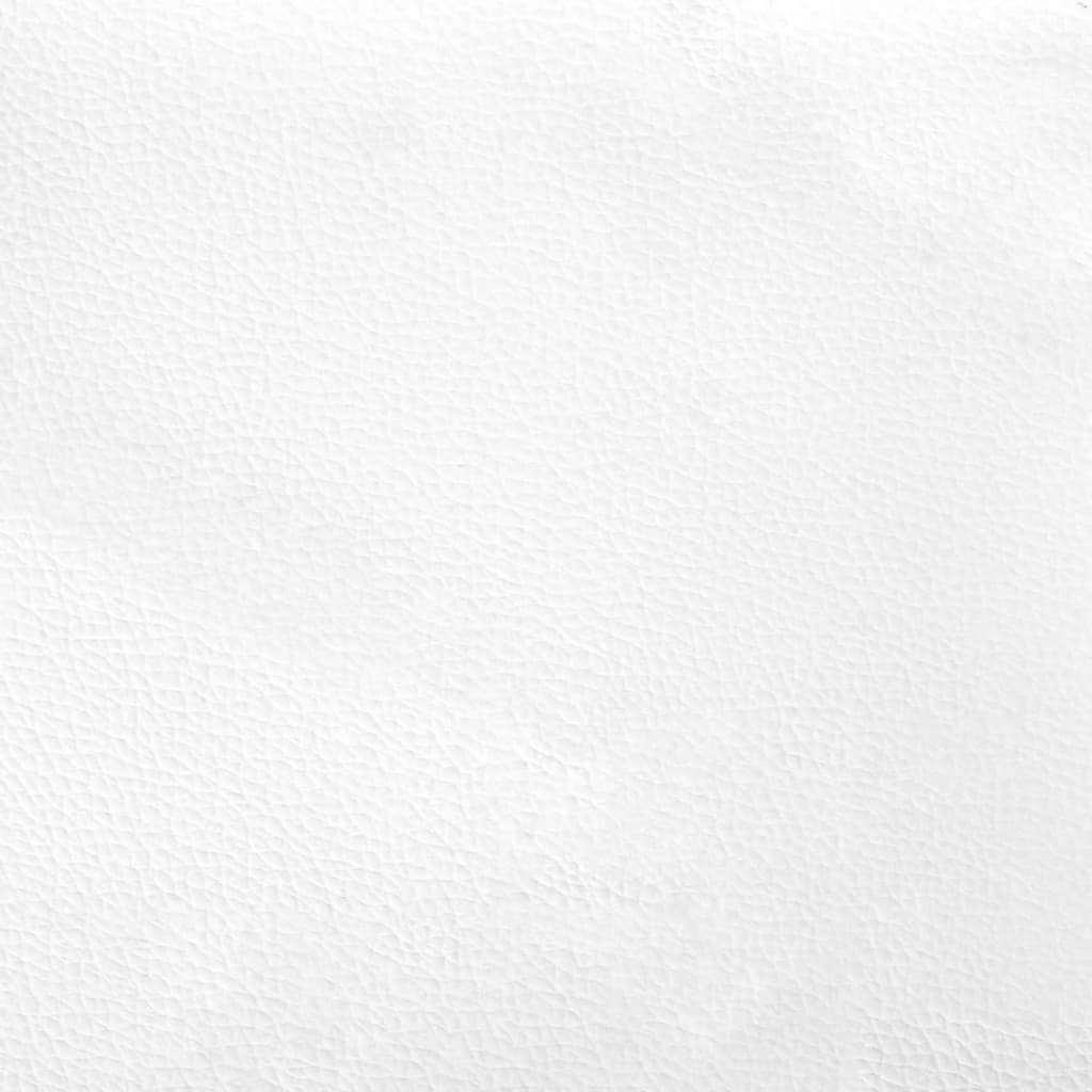 vidaXL Pat de zi, alb, 100x200 cm, piele ecologică vidaXL Pat de zi, alb, 100x200 cm, piele ecologică