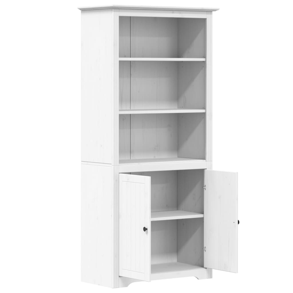 vidaXL Bibliotecă "BODO", alb, 82x40x173 cm, lemn masiv de pin vidaXL Bibliotecă "BODO", alb, 82x40x173 cm, lemn masiv de pin