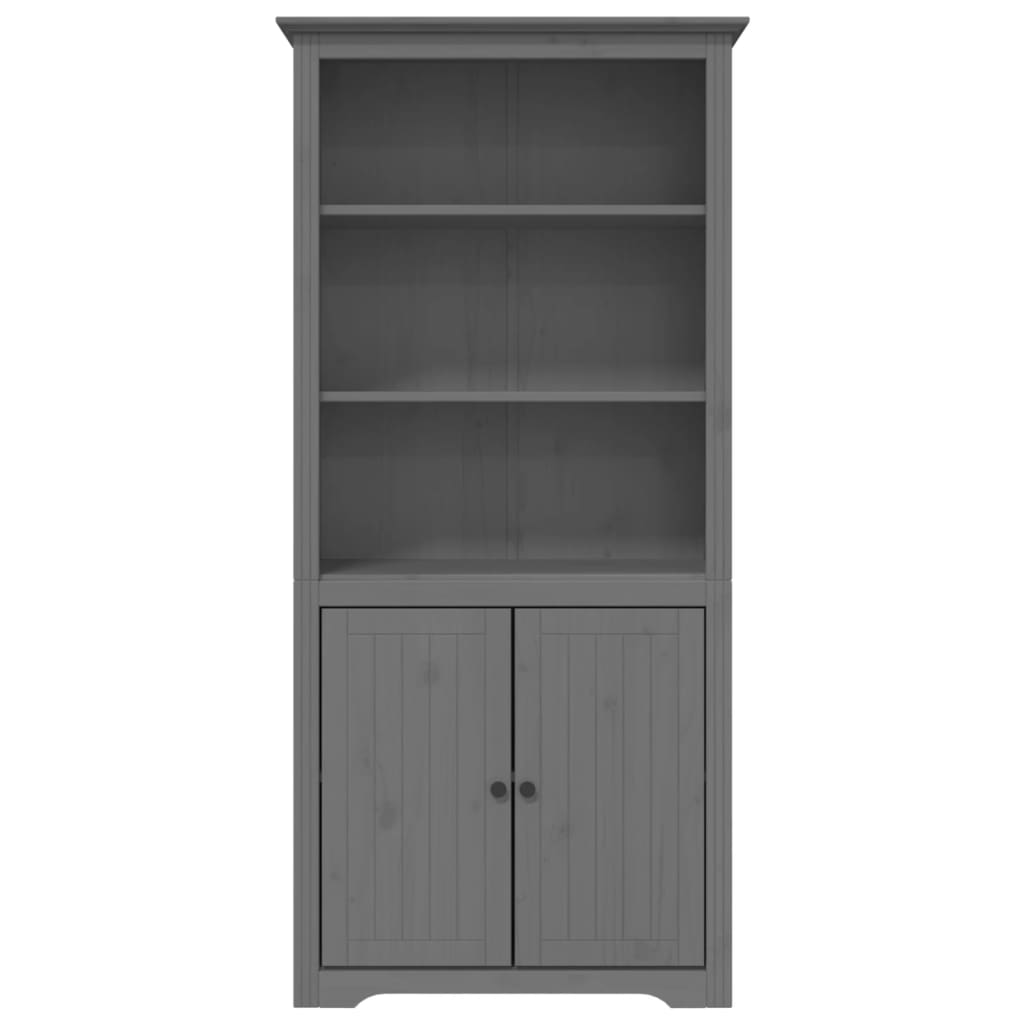 vidaXL Bibliotecă "BODO", gri, 82x40x173 cm, lemn masiv de pin vidaXL Bibliotecă "BODO", gri, 82x40x173 cm, lemn masiv de pin