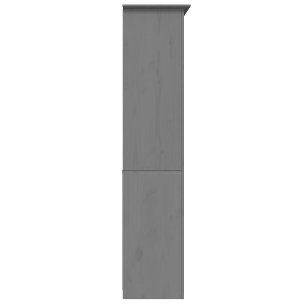 vidaXL Bibliotecă "BODO", gri, 82x40x173 cm, lemn masiv de pin vidaXL Bibliotecă "BODO", gri, 82x40x173 cm, lemn masiv de pin