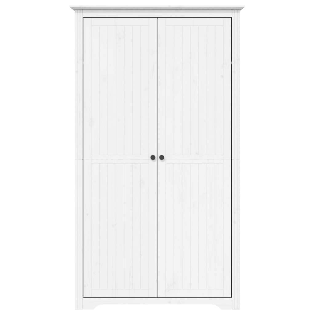 vidaXL Șifonier "BODO", alb, 99x53,5x173 cm, lemn masiv de pin vidaXL Șifonier "BODO", alb, 99x53,5x173 cm, lemn masiv de pin