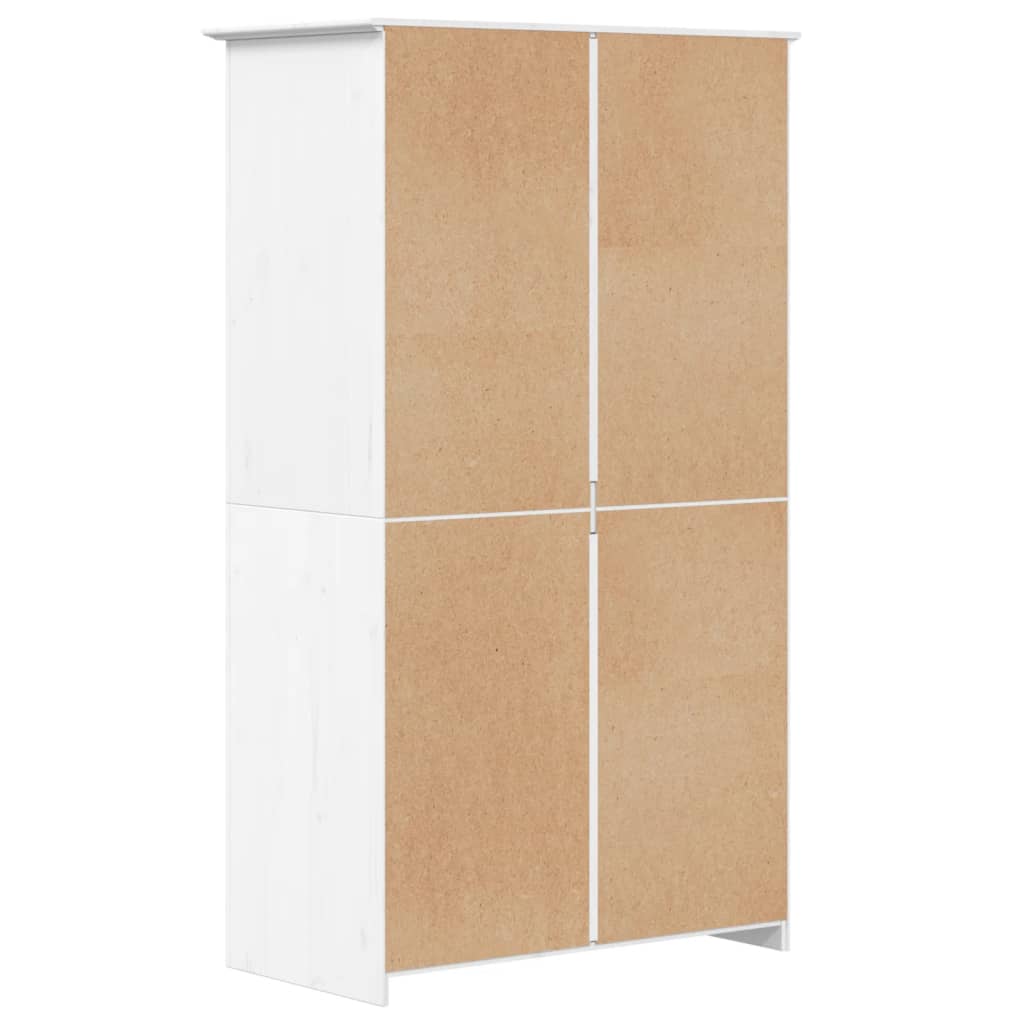 vidaXL Șifonier "BODO", alb, 99x53,5x173 cm, lemn masiv de pin vidaXL Șifonier "BODO", alb, 99x53,5x173 cm, lemn masiv de pin