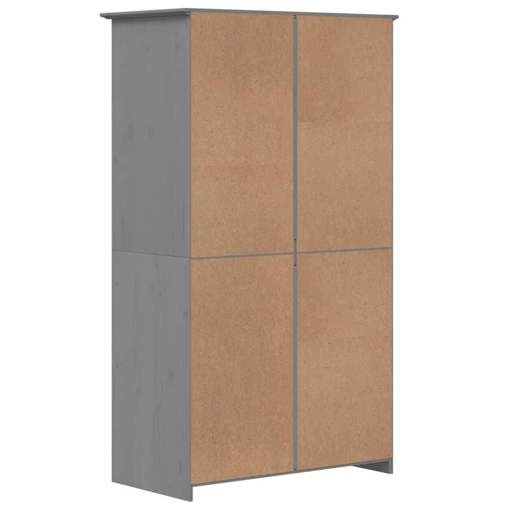 vidaXL Șifonier "BODO", gri, 99x53,5x173 cm, lemn masiv de pin vidaXL Șifonier "BODO", gri, 99x53,5x173 cm, lemn masiv de pin