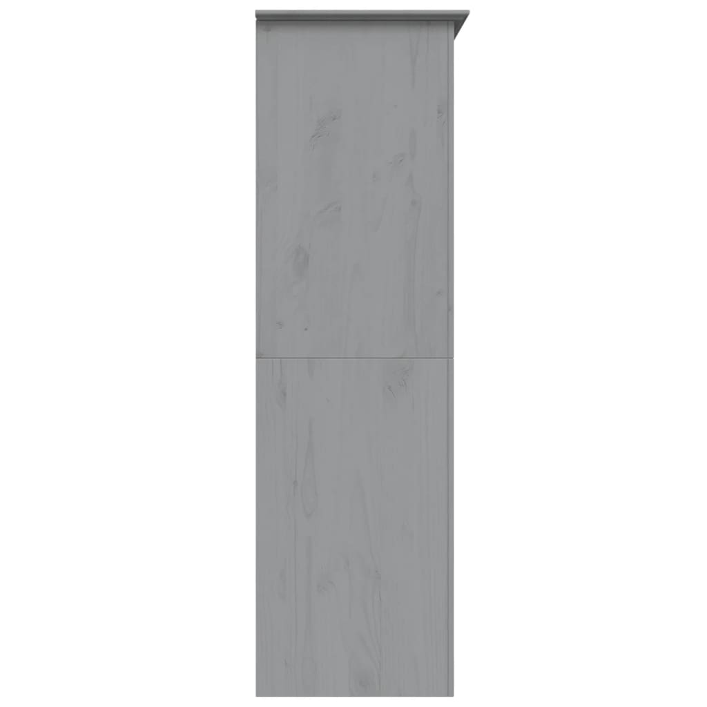 vidaXL Șifonier "BODO", gri, 146x53,5x173 cm, lemn masiv de pin vidaXL Șifonier "BODO", gri, 146x53,5x173 cm, lemn masiv de pin