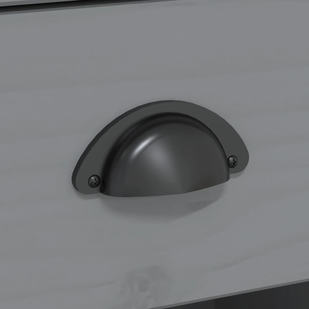 vidaXL Servantă "BODO", gri, 115,5x44x80 cm, lemn masiv de pin