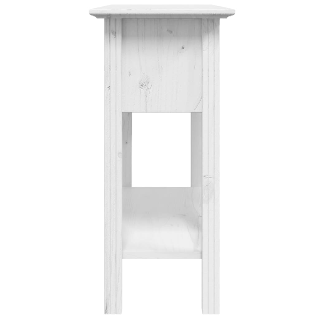 vidaXL Măsuță consolă "BODO", alb, 91x35x74 cm, lemn masiv de pin vidaXL Măsuță consolă "BODO", alb, 91x35x74 cm, lemn masiv de pin