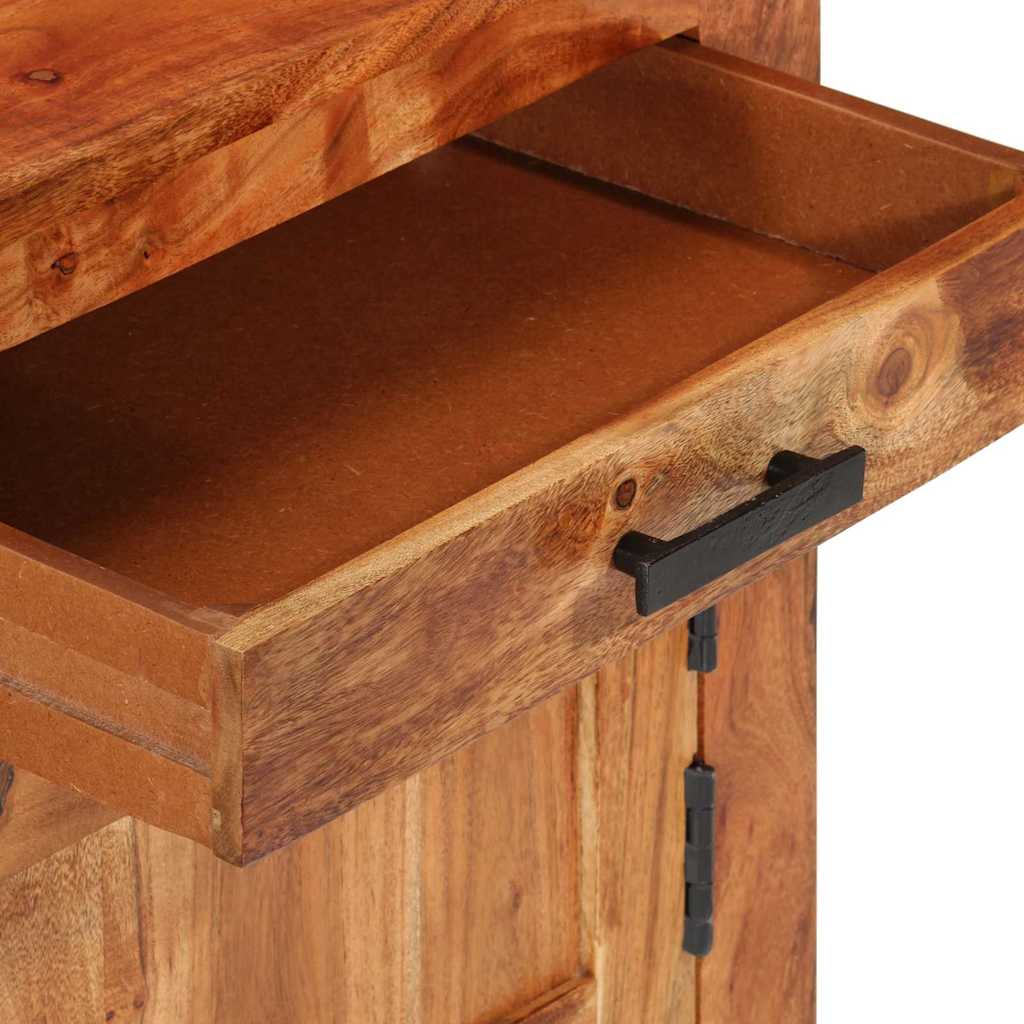 vidaXL Bufet Lemn Natural 100 x 30 x 50 cm Lemn masiv