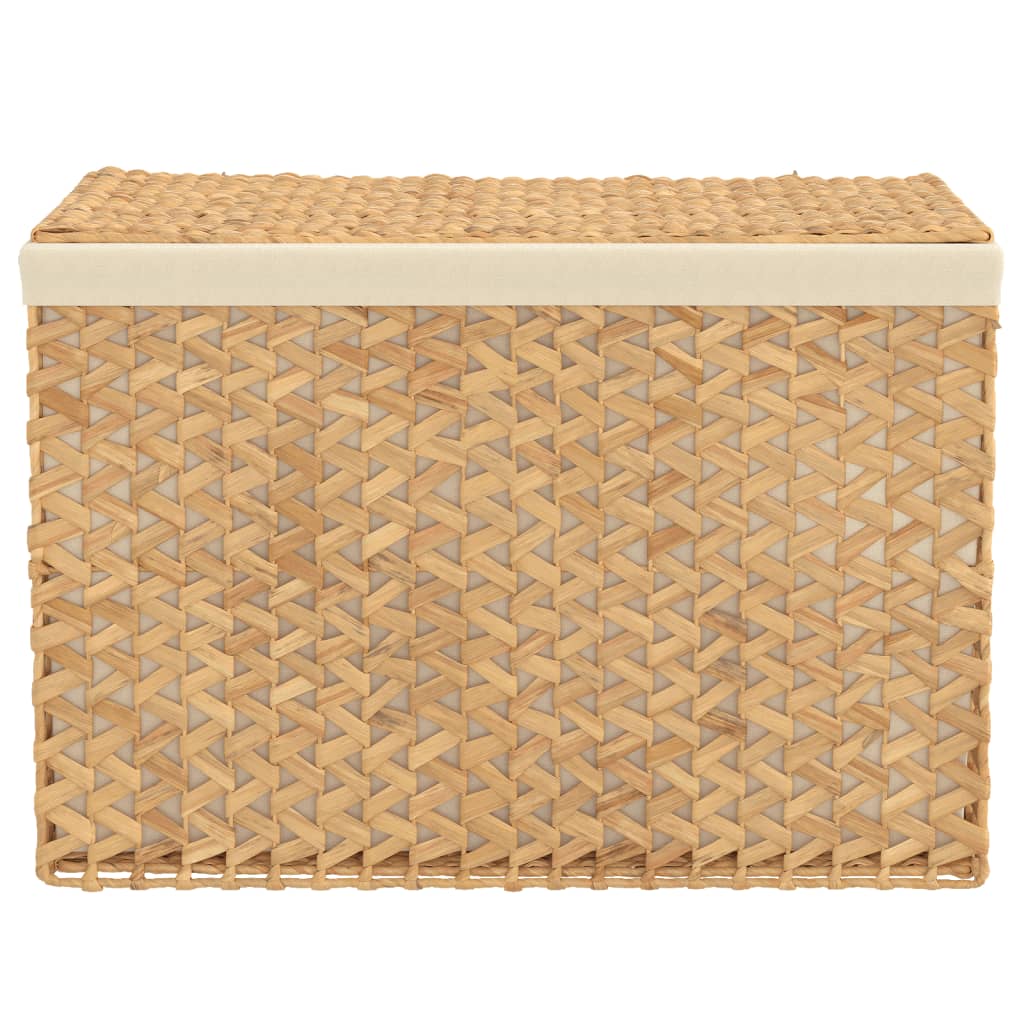 vidaXL Coș de rufe cu 3 secțiuni 75x42,5x52 cm zambilă de apă vidaXL Coș de rufe cu 3 secțiuni 75x42,5x52 cm zambilă de apă