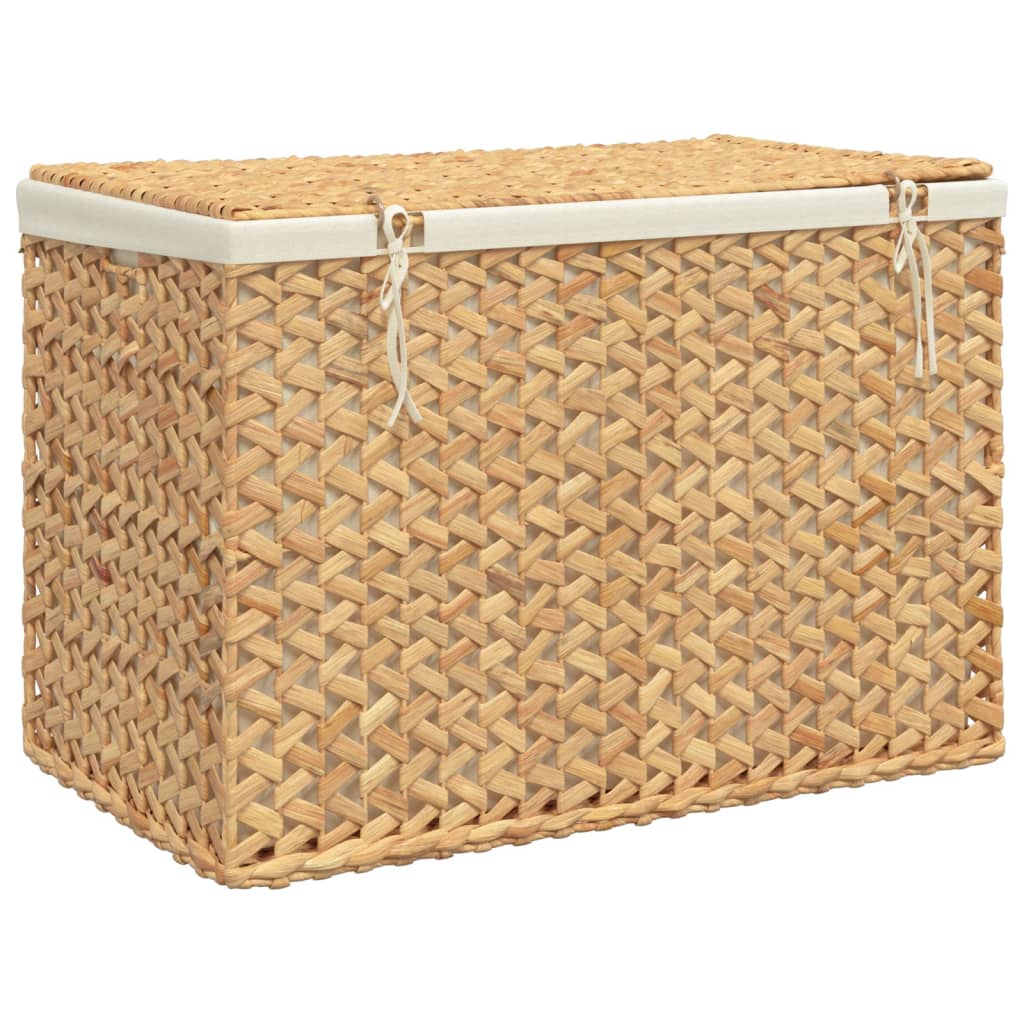vidaXL Coș de rufe cu 3 secțiuni 75x42,5x52 cm zambilă de apă vidaXL Coș de rufe cu 3 secțiuni 75x42,5x52 cm zambilă de apă
