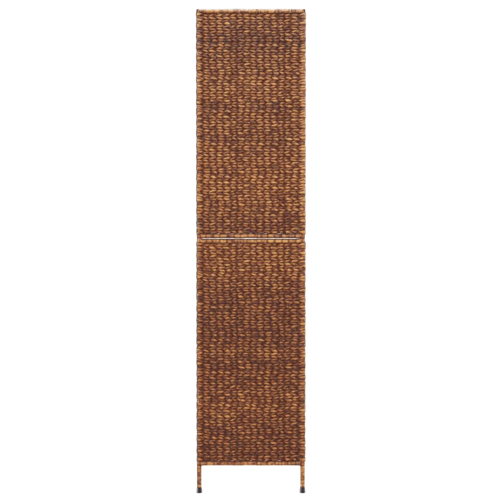 vidaXL Paravan de cameră cu 3 panouri maro, 122x180 cm, zambilă de apă vidaXL Paravan de cameră cu 3 panouri maro, 122x180 cm, zambilă de apă