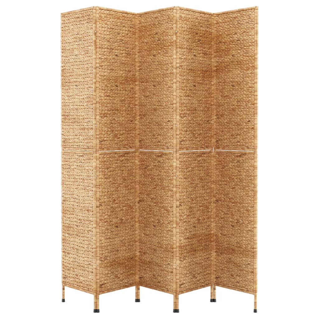 vidaXL Paravan de cameră cu 5 panouri, 205x180 cm, zambilă de apă vidaXL Paravan de cameră cu 5 panouri, 205x180 cm, zambilă de apă
