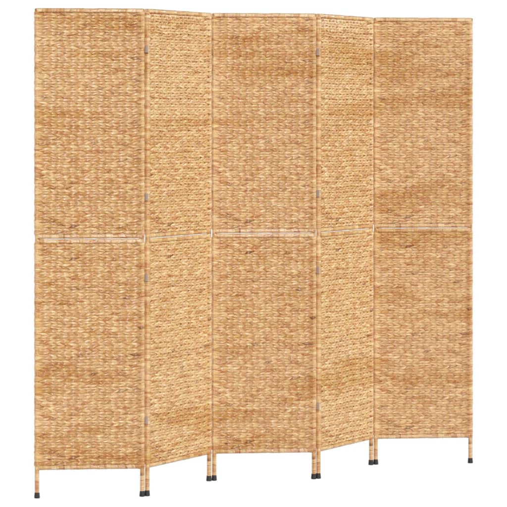 vidaXL Paravan de cameră cu 5 panouri, 205x180 cm, zambilă de apă vidaXL Paravan de cameră cu 5 panouri, 205x180 cm, zambilă de apă