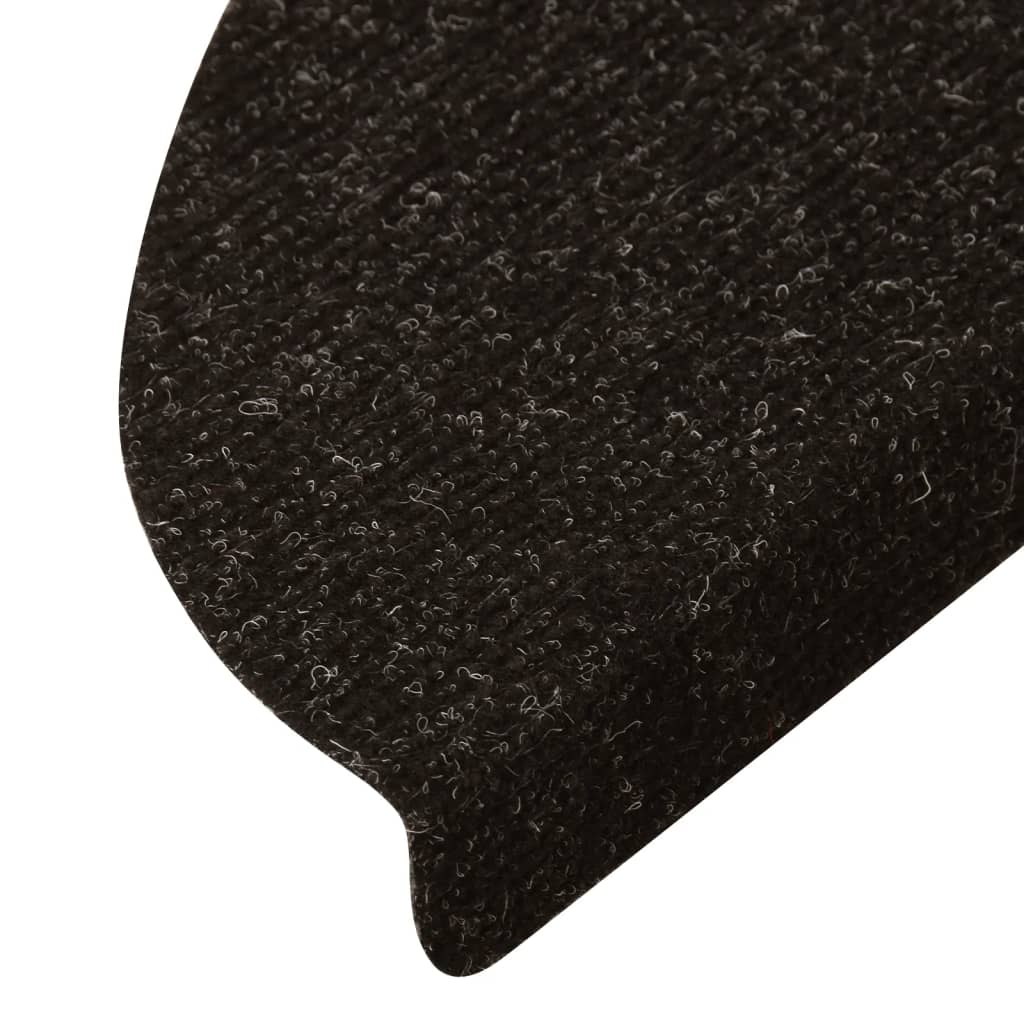 vidaXL Covorașe de scări autoadezive, 10 buc., antracit, 65x22,5x3,5cm vidaXL Covorașe de scări autoadezive, 10 buc., antracit, 65x22,5x3,5cm