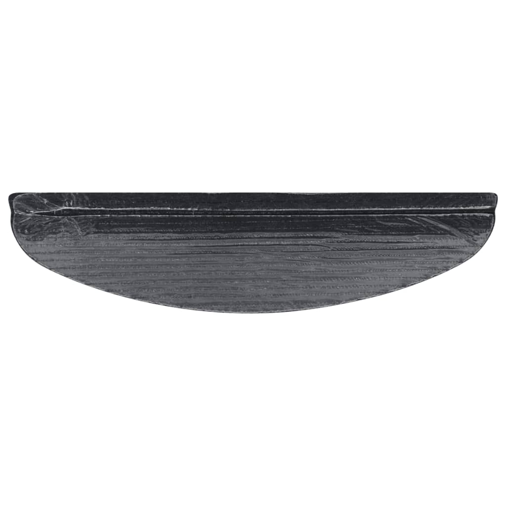 vidaXL Covorașe de scări autoadezive, 10 buc., negru, 56x17x3 cm