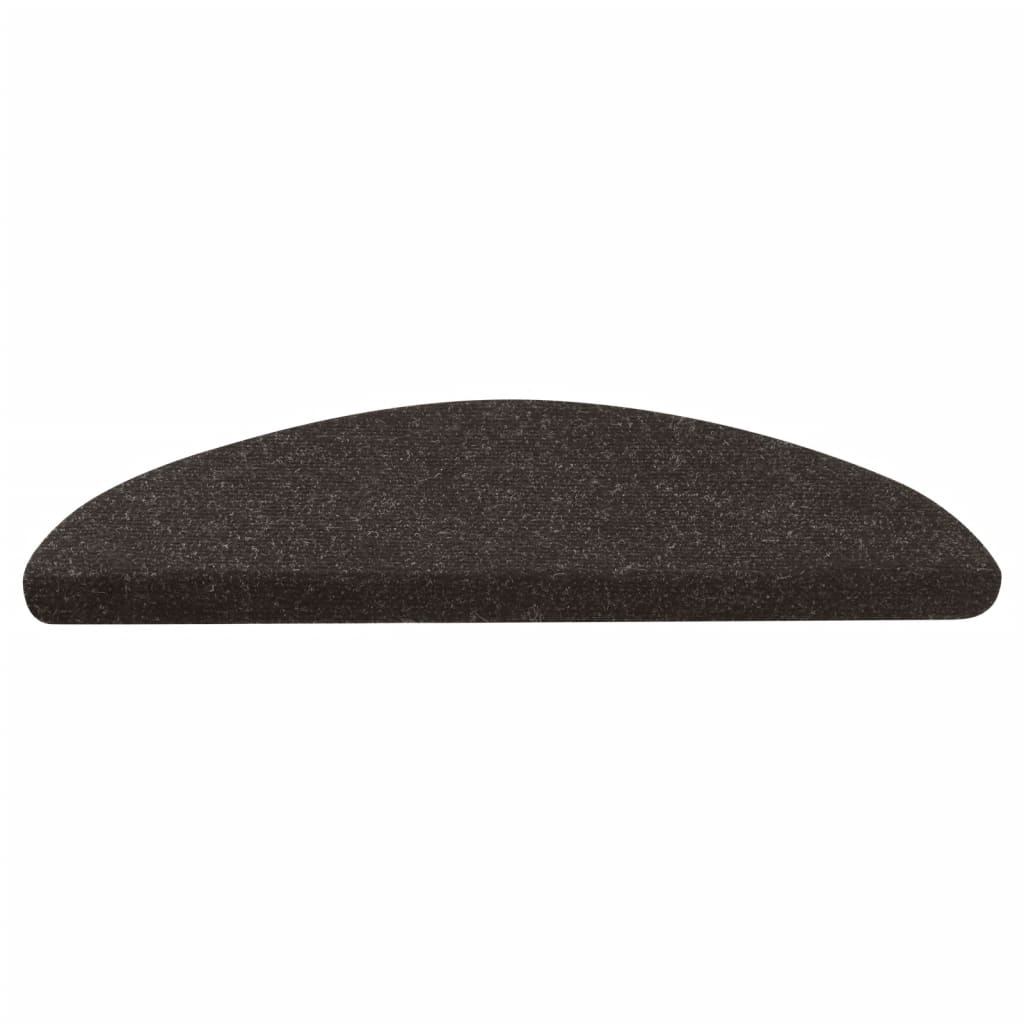 vidaXL Covorașe de scări autoadezive, 10 buc., negru, 65x22,5x3,5 cm