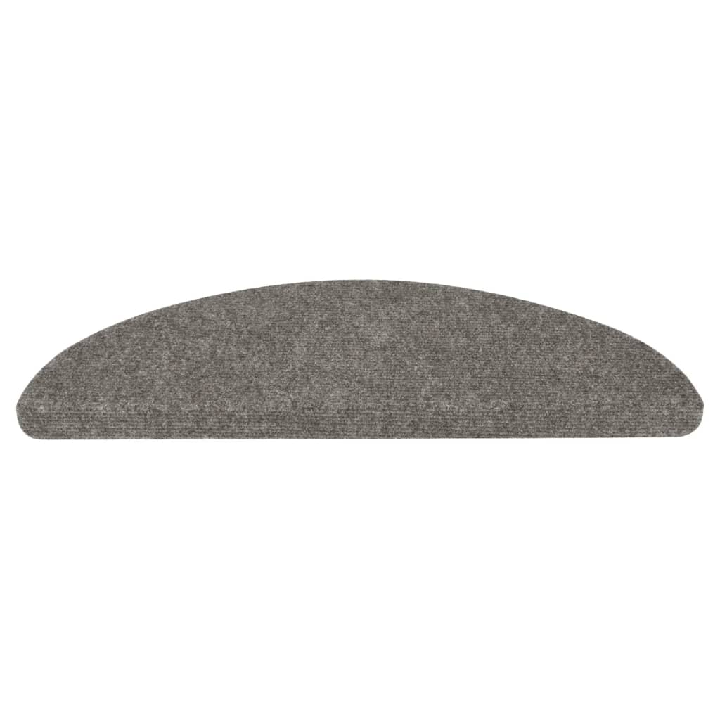 vidaXL Covorașe de scări autoadezive, 10 buc., gri, 56x17x3 cm vidaXL Covorașe de scări autoadezive, 10 buc., gri, 56x17x3 cm