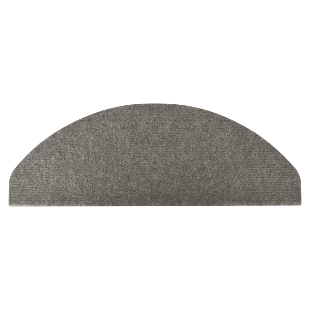 vidaXL Covorașe de scări autoadezive, 10 buc., gri, 56x17x3 cm vidaXL Covorașe de scări autoadezive, 10 buc., gri, 56x17x3 cm
