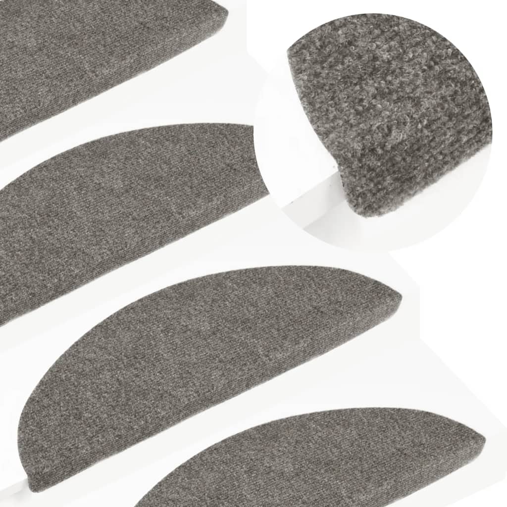 vidaXL Covorașe de scări autoadezive, 10 buc., gri, 65x22,5x3,5 cm vidaXL Covorașe de scări autoadezive, 10 buc., gri, 65x22,5x3,5 cm