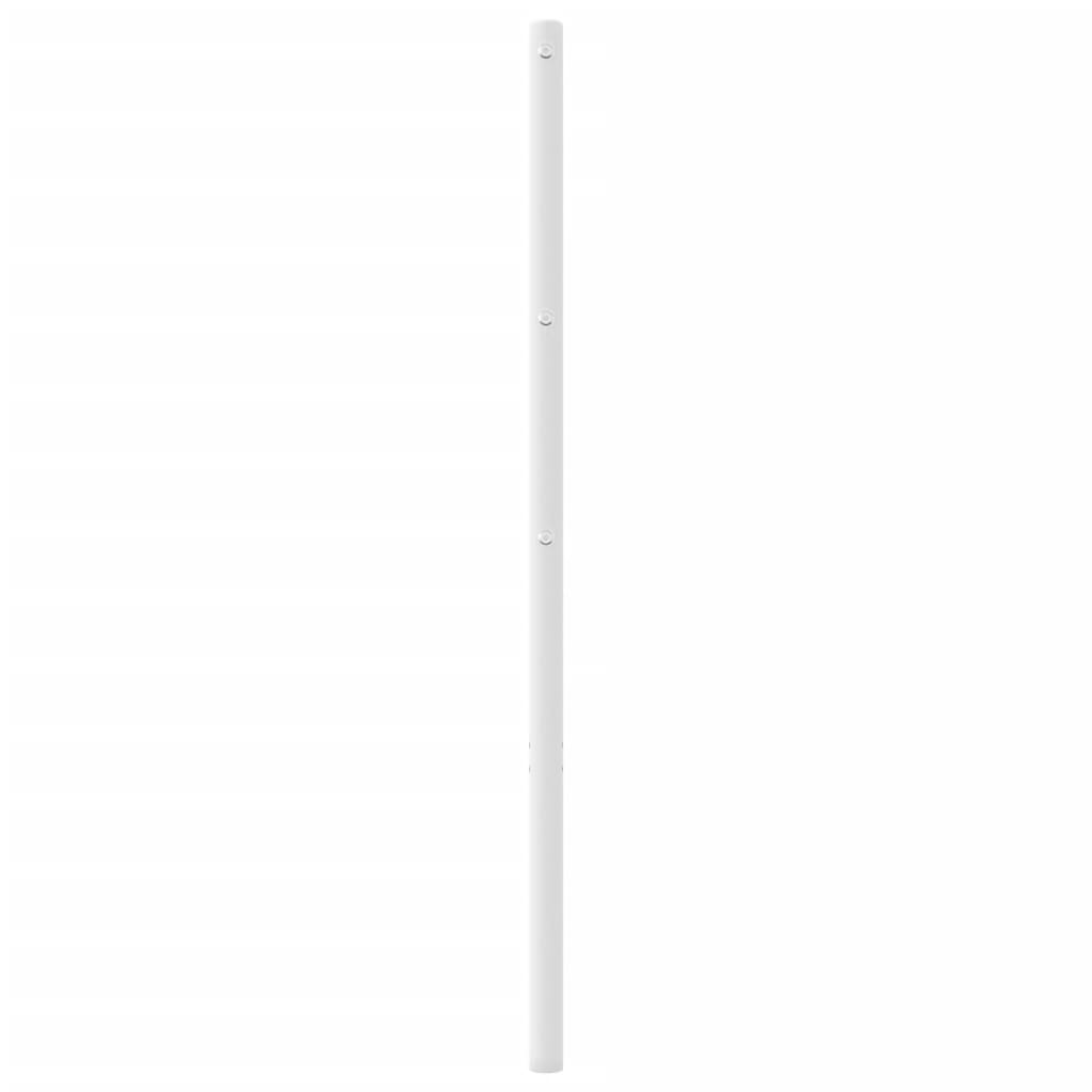 vidaXL Tăblie de pat metalică, alb, 200 cm vidaXL Tăblie de pat metalică, alb, 200 cm