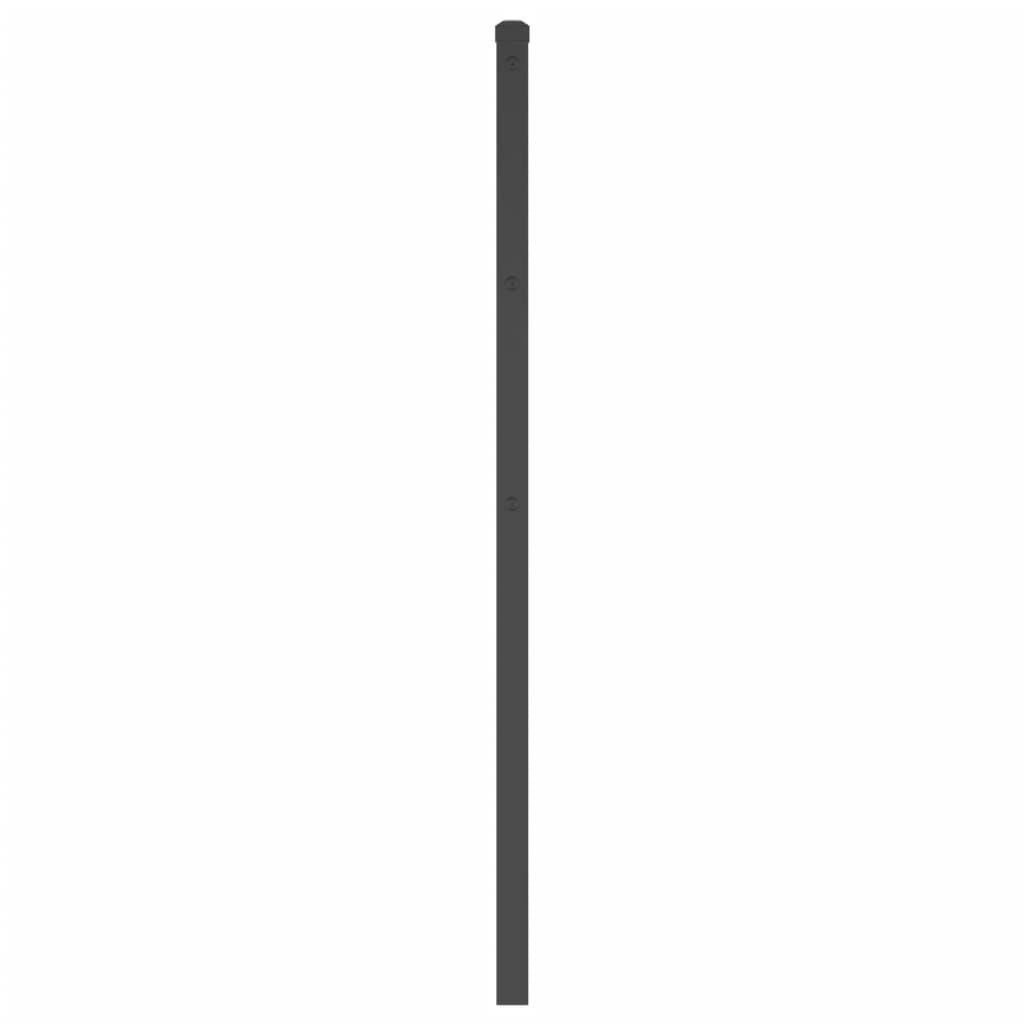 vidaXL Tăblie de pat metalică, negru, 120 cm vidaXL Tăblie de pat metalică, negru, 120 cm