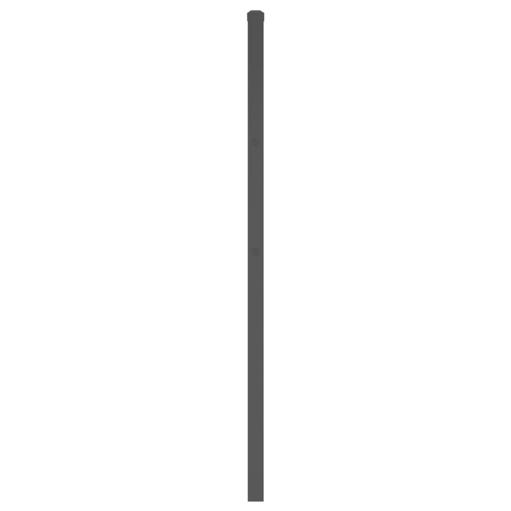 vidaXL Tăblie de pat metalică, negru, 193 cm vidaXL Tăblie de pat metalică, negru, 193 cm