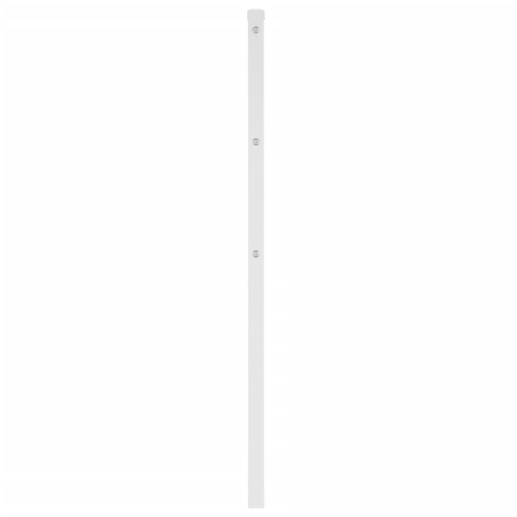 vidaXL Tăblie de pat metalică, alb, 80 cm vidaXL Tăblie de pat metalică, alb, 80 cm