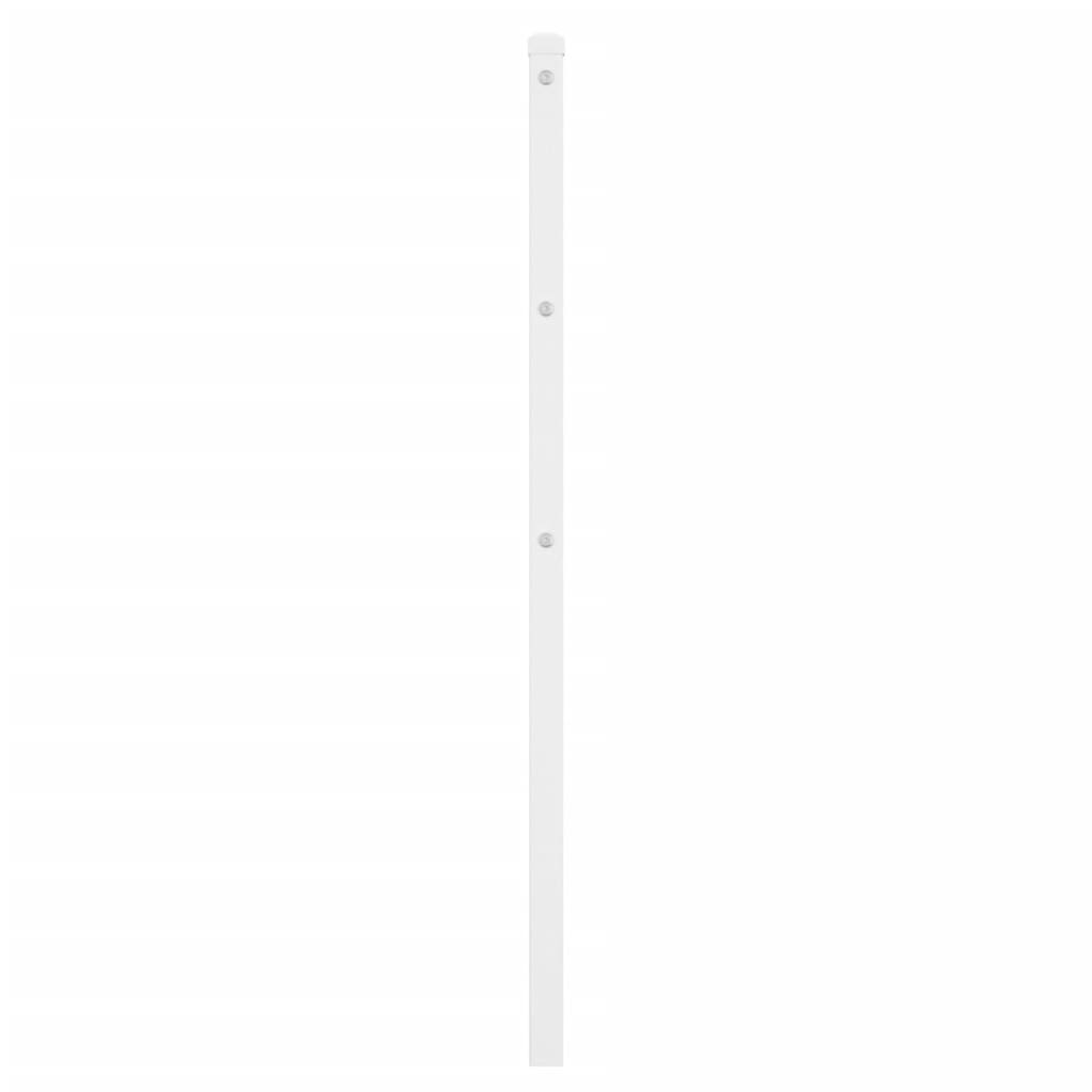 vidaXL Tăblie de pat metalică, alb, 90 cm vidaXL Tăblie de pat metalică, alb, 90 cm