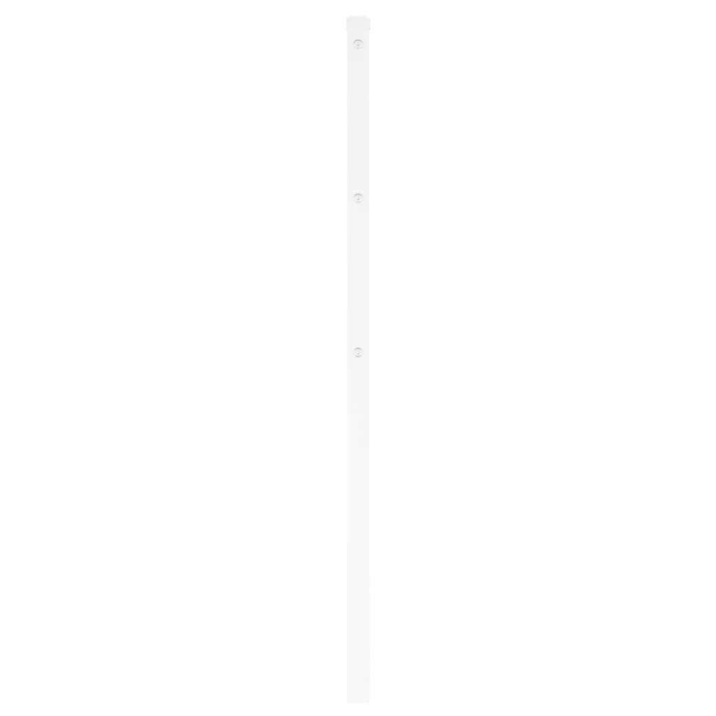 vidaXL Tăblie de pat metalică, alb, 200 cm vidaXL Tăblie de pat metalică, alb, 200 cm