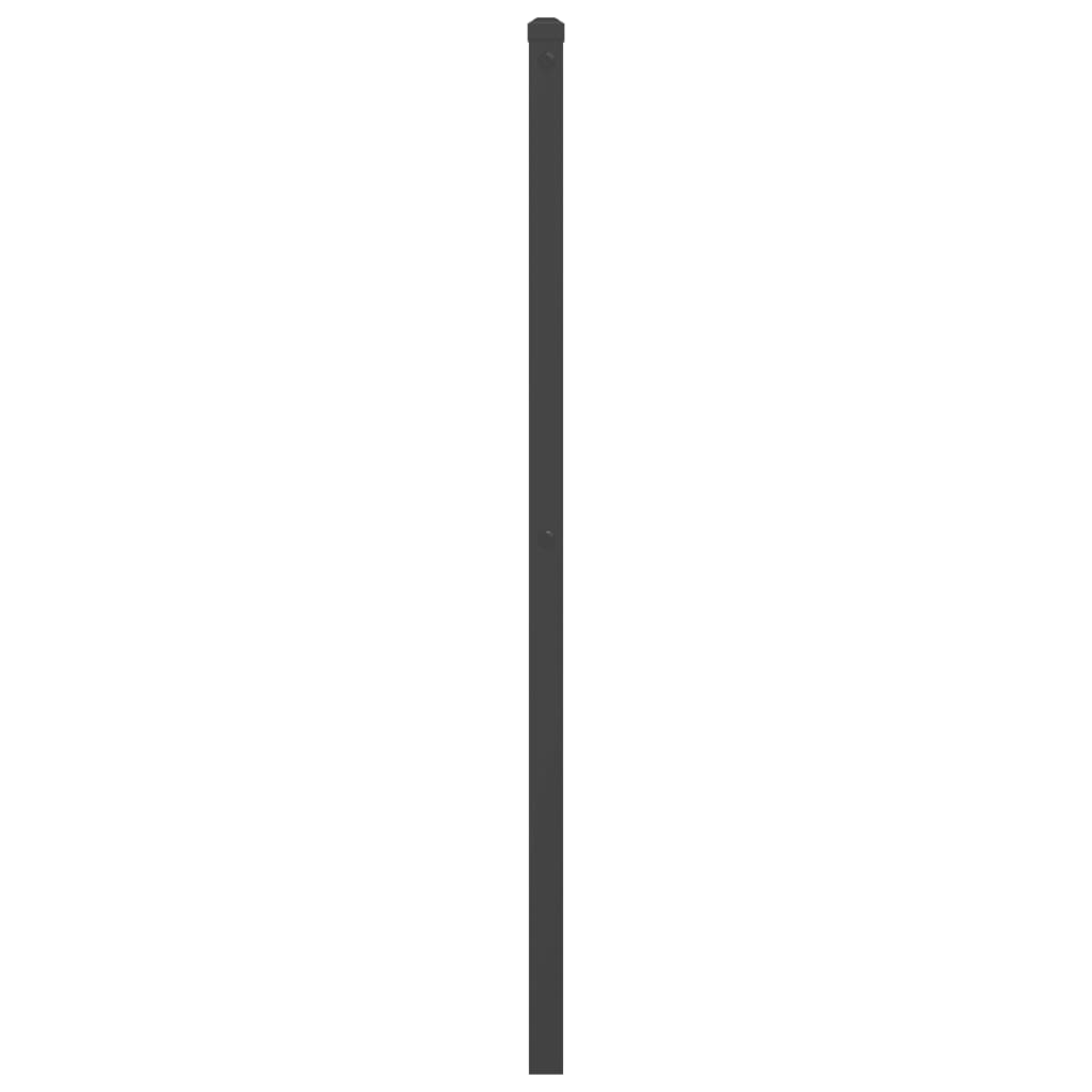 vidaXL Tăblie de pat metalică, negru, 150 cm vidaXL Tăblie de pat metalică, negru, 150 cm