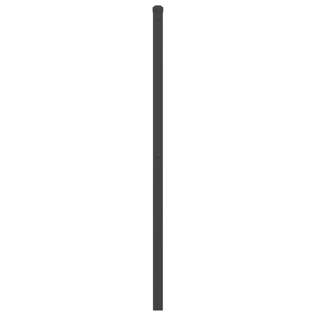 vidaXL Tăblie de pat metalică, negru, 180 cm vidaXL Tăblie de pat metalică, negru, 180 cm