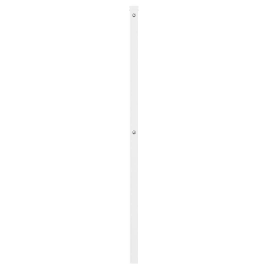 vidaXL Tăblie de pat metalică, alb, 75 cm vidaXL Tăblie de pat metalică, alb, 75 cm
