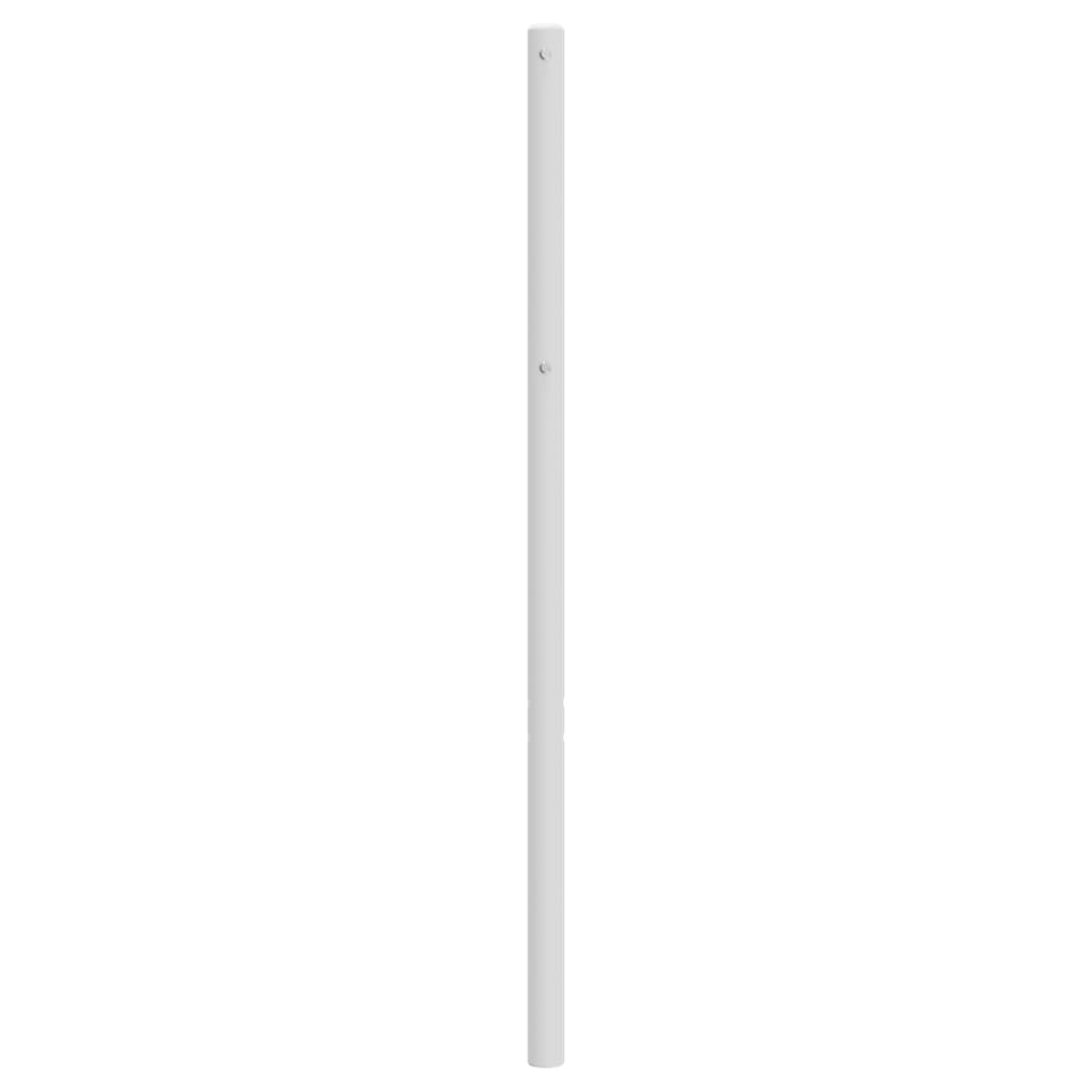 vidaXL Tăblie de pat metalică, alb, 200 cm vidaXL Tăblie de pat metalică, alb, 200 cm