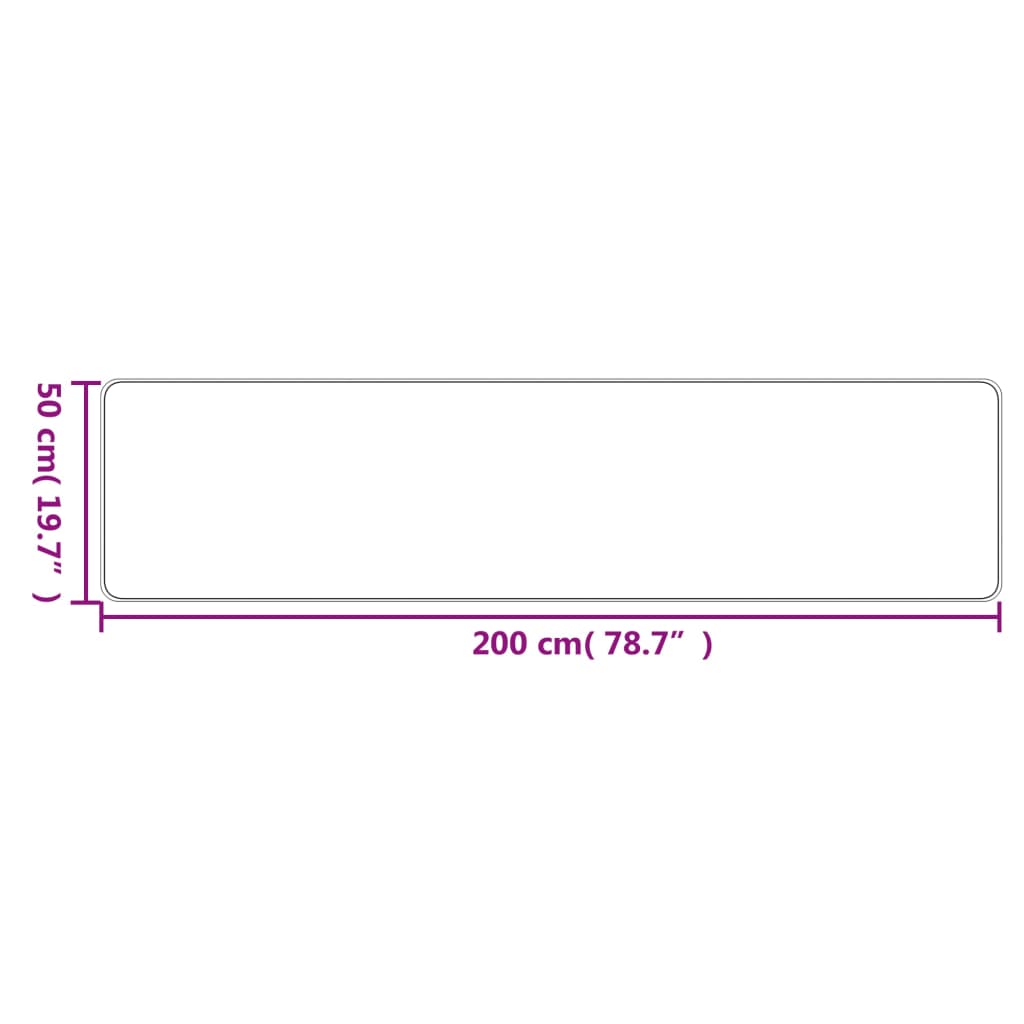 vidaXL Covor traversă aspect sisal, gri taupe, 50x200 cm vidaXL Covor traversă aspect sisal, gri taupe, 50x200 cm