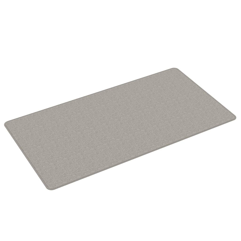 vidaXL Covor traversă aspect sisal, gri taupe, 80x150 cm vidaXL Covor traversă aspect sisal, gri taupe, 80x150 cm