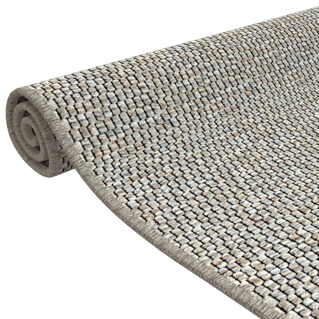 vidaXL Covor traversă aspect sisal, gri taupe, 80x150 cm vidaXL Covor traversă aspect sisal, gri taupe, 80x150 cm