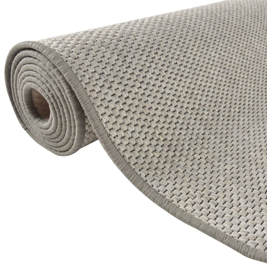 vidaXL Covor traversă aspect sisal, gri taupe, 80x300 cm vidaXL Covor traversă aspect sisal, gri taupe, 80x300 cm