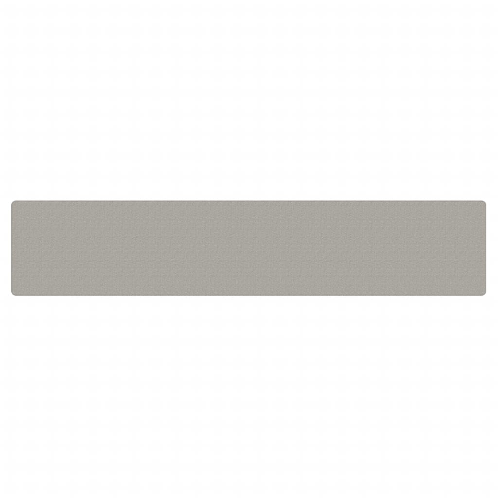 vidaXL Covor traversă aspect sisal, platina, 80x400 cm