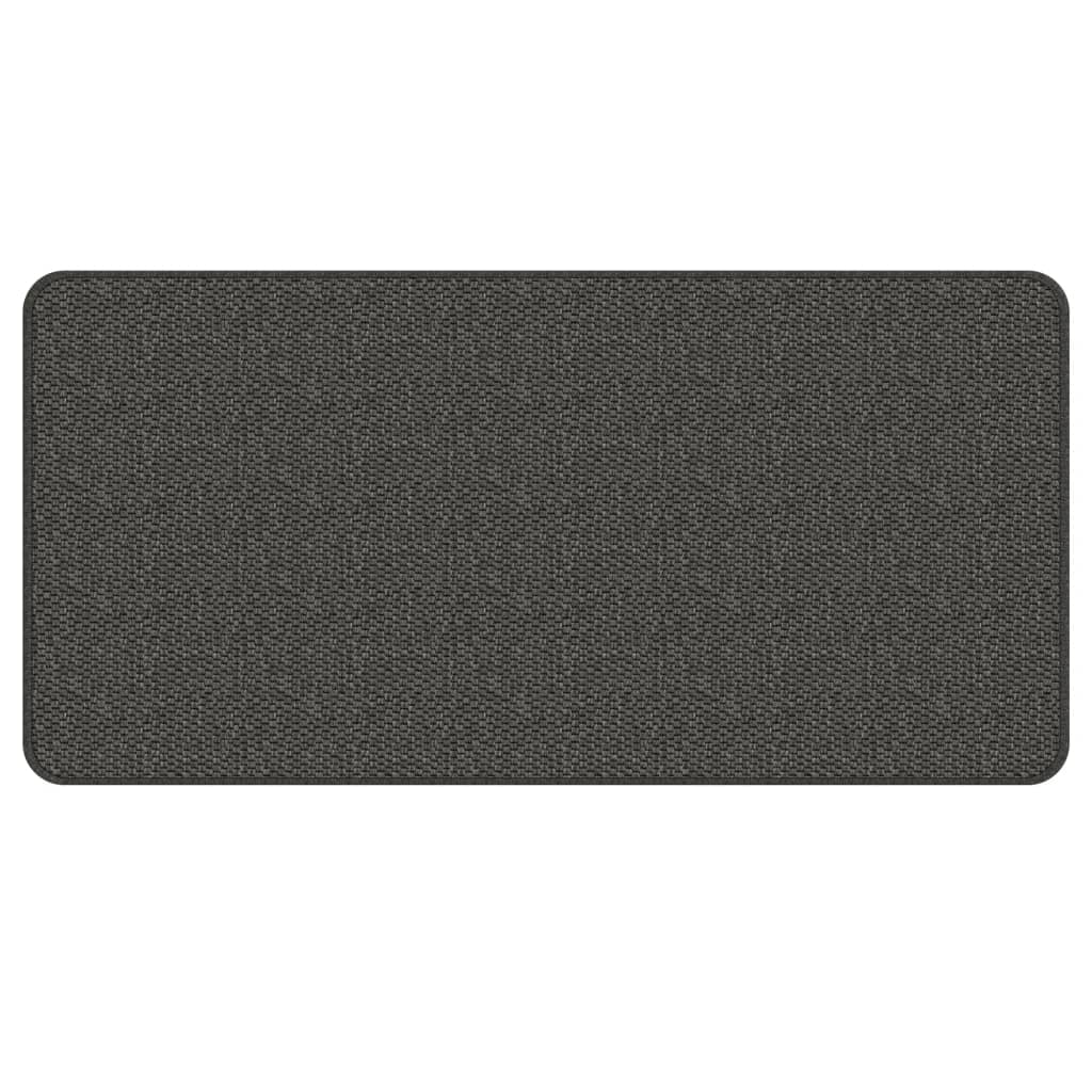 vidaXL Covor traversă aspect sisal, antracit, 50x100 cm