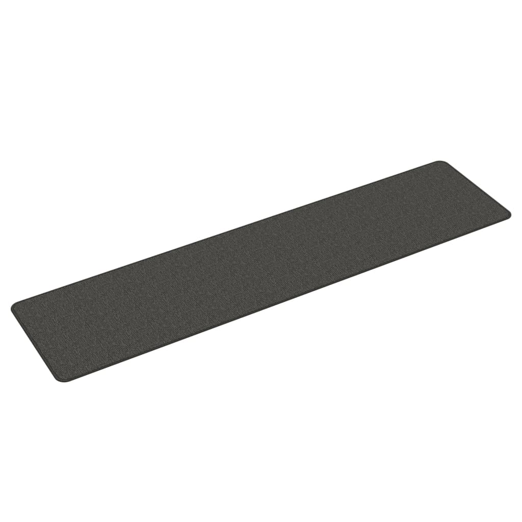 vidaXL Covor traversă aspect sisal, antracit, 50x200 cm vidaXL Covor traversă aspect sisal, antracit, 50x200 cm