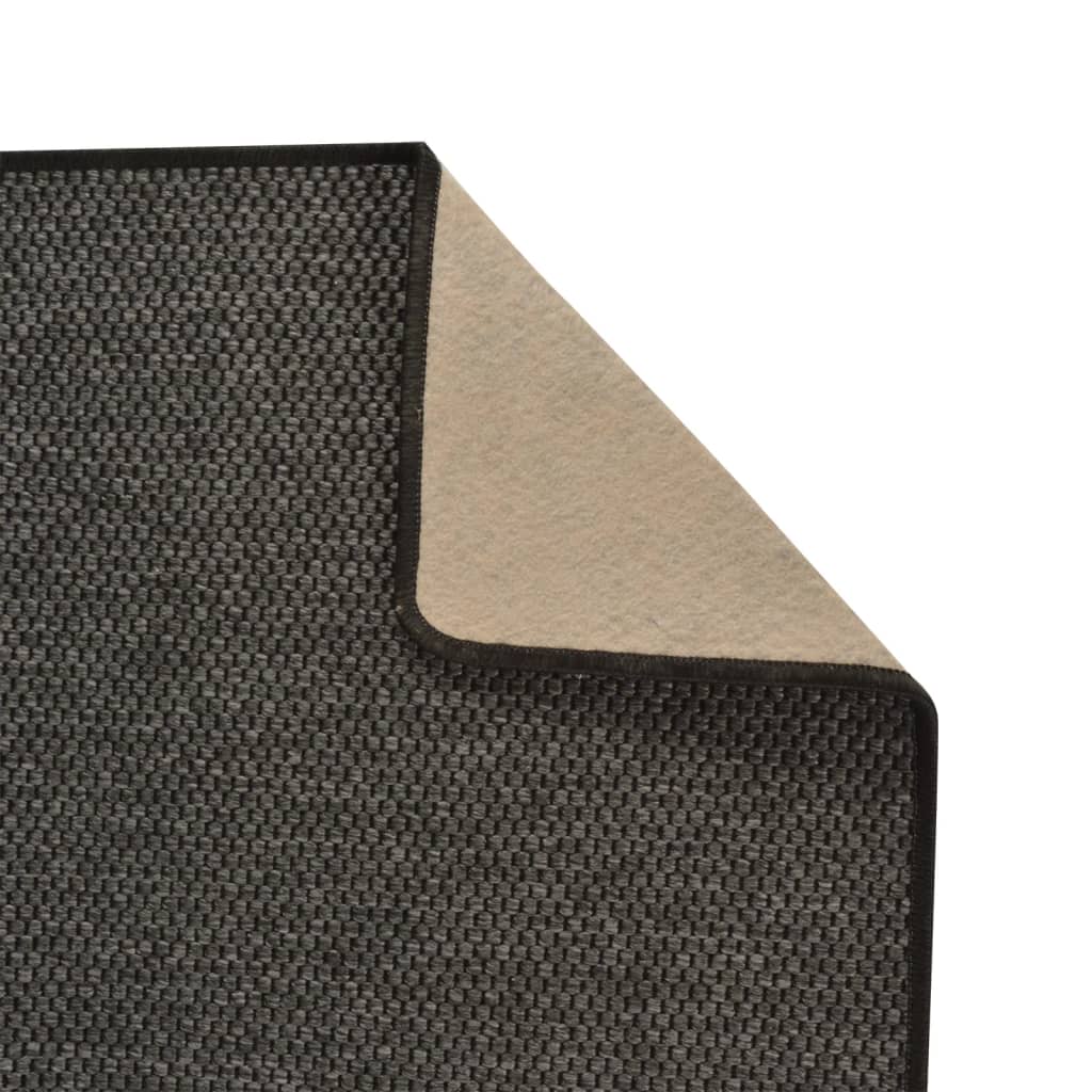 vidaXL Covor traversă aspect sisal, antracit, 50x300 cm vidaXL Covor traversă aspect sisal, antracit, 50x300 cm