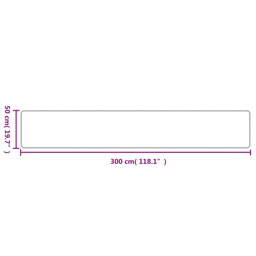 vidaXL Covor traversă aspect sisal, antracit, 50x300 cm vidaXL Covor traversă aspect sisal, antracit, 50x300 cm