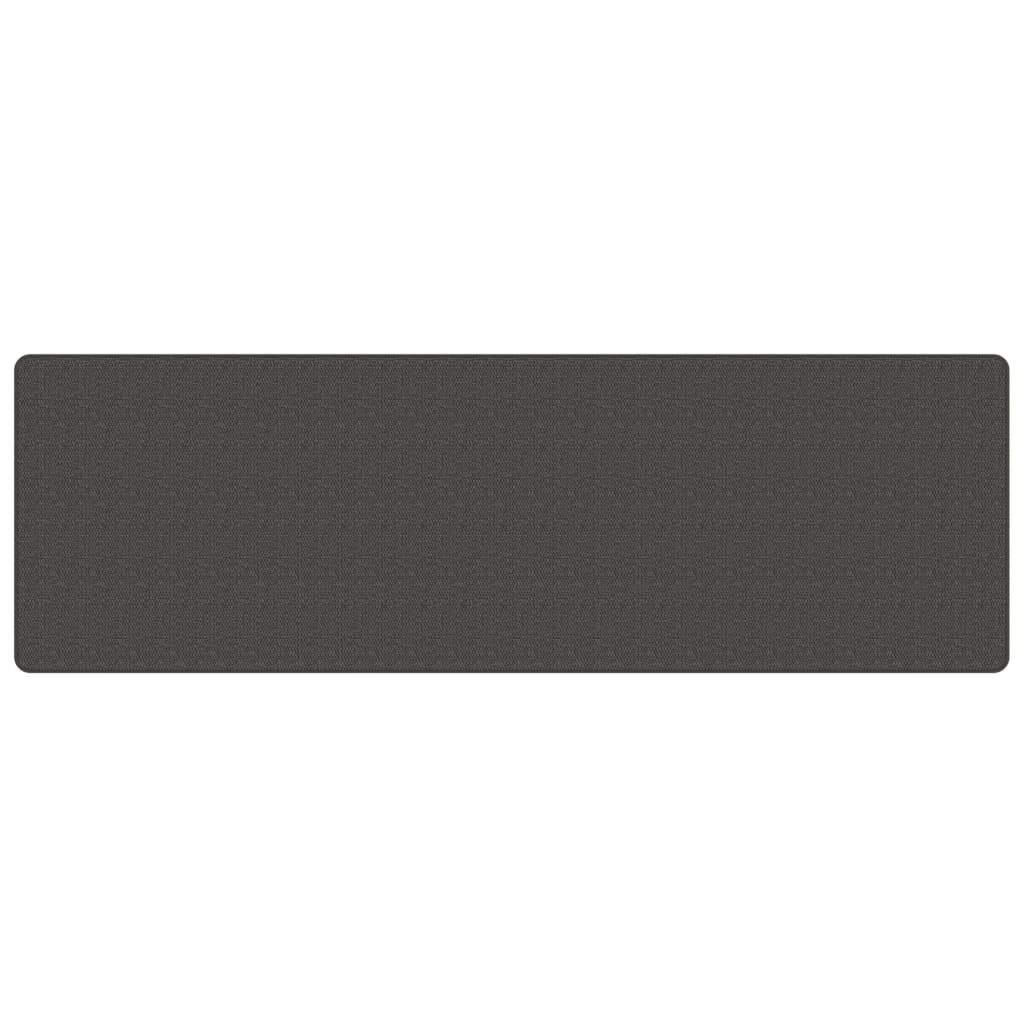 vidaXL Covor traversă aspect sisal, antracit, 80x250 cm vidaXL Covor traversă aspect sisal, antracit, 80x250 cm